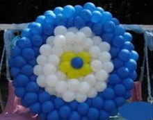 Nazar boncuğu balon süslemesi